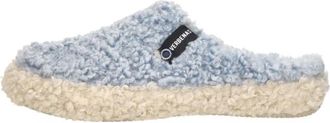 Verbenas Yuma Curly Open Slippers - Dames - Pantoffels - Blauw - 36 EU - Polyester - Schoenen