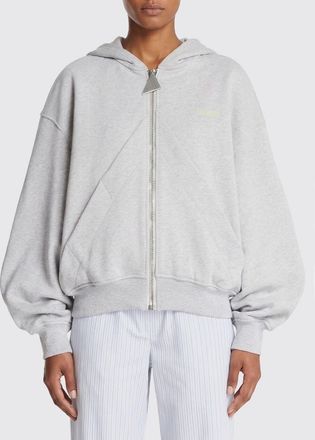 The Attico Felpa over in cotone con cappuccio The Attico