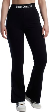 Palm Angels Vrouwelijke Flared Sportbroek PWCH017F23FLE0011010