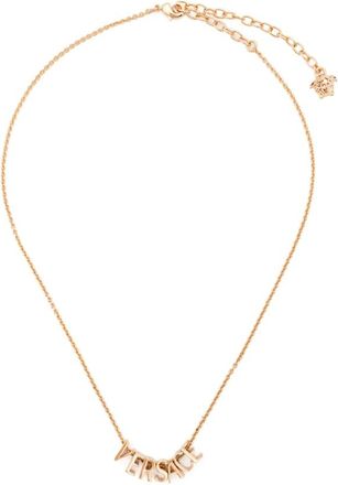 Versace Accessoires, Dames, Geel, ONE Size, Medusa Head Goldkleurige Ketting