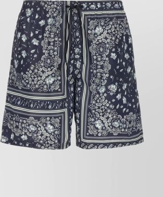 Fendi bandana print swimsuit with elastic waistband