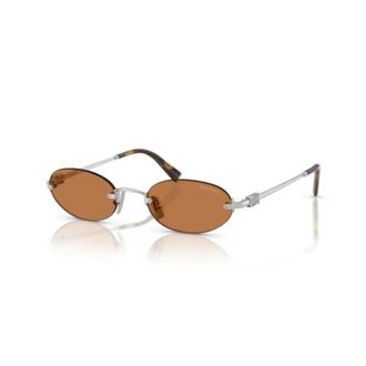 Miu Miu Sunglasses, unisex, Gray, Size: 51 MM Elegant Sunglasses for Stylish Look