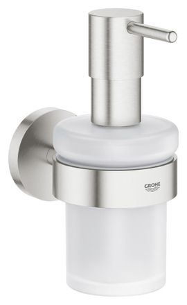 GROHE Essentials Dispensador De Jab&oacute;n Con Soporte, Supersteel (40448dc1)