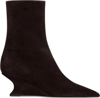 PARIS TEXAS Nina enkellaars 50 - Dames - Laarzen met Hak - Zwart - 41 EU - Leer - Schoenen