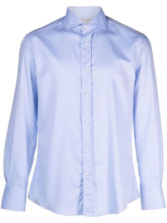 Brunello Cucinelli Camicia a maniche lunghe - Blu