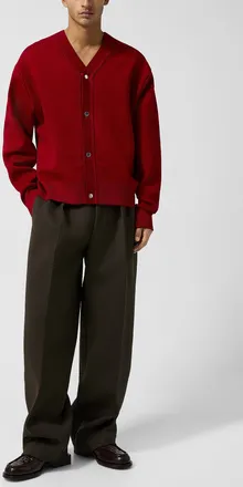 Jacquemus Mens Citta khaki dress pant