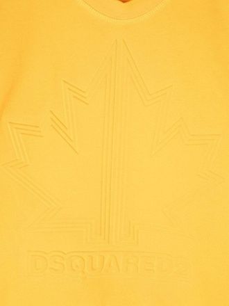 Dsquared2 Cotton Crewneck Sweatshirt - Yellow