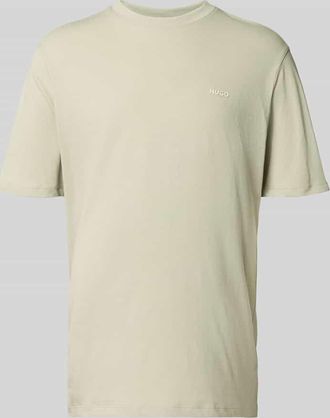 HUGO BOSS Regular Fit T-Shirt aus reiner Baumwolle Modell DERO222 in Grass, Gr&ouml;&szlig;e XXL