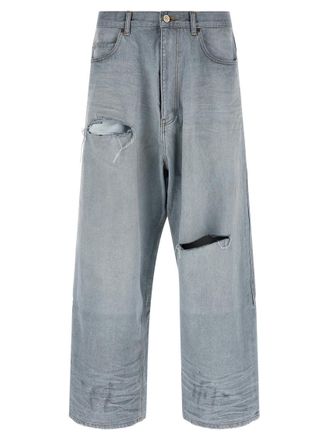 Balenciaga Light Blue Loose Jeans