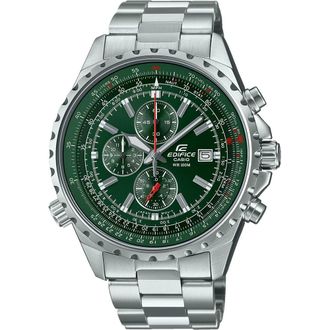 Casio Edifice Mens Silver Watch EF-527D-3AVUEF Stainless Steel - One Size