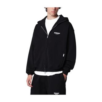 Represent Logo Owners Club Zip Hoodie - male - REPRESENT - Zip-throughs - Black - L - Sweatshirts & Hoodies