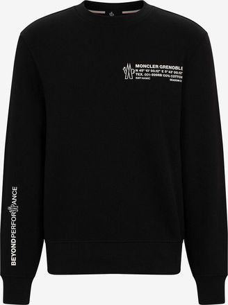 Moncler Rundhalssweatshirt mit Print Tex. 001 DAY-NAMIC