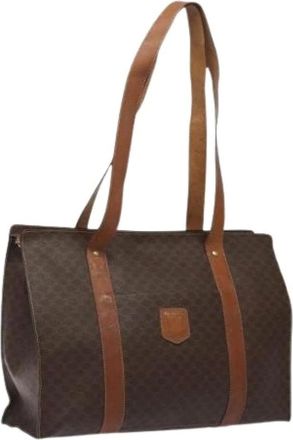 Celine Pre-owned Shoulder Bags, female, Brown, Size: ONE SIZE Pre-owned Vintage Shoulder Bag