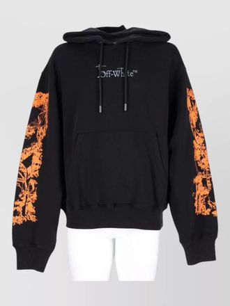 Off-white cotton hoodie