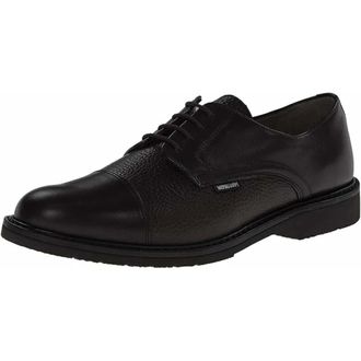Mephisto Melchior Veterschoen - Heren - Schoenen - Zwart - Maat: 39 1/2 EU Zijde