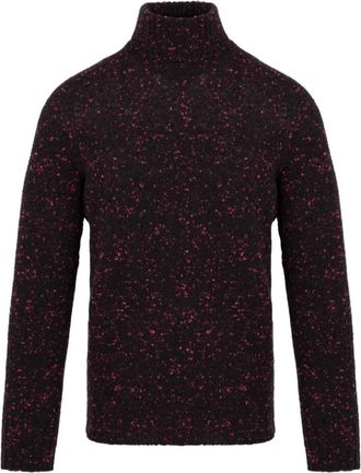 Drumohr Wijnkleurige Herentrui - Heren - Coltruien - Rood - XL - Truien & Vesten
