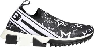 Dolce & Gabbana Sorrento Sneakers - Dames - Sneakers - Zwart - 37 1/2 EU - Polyester - Schoenen