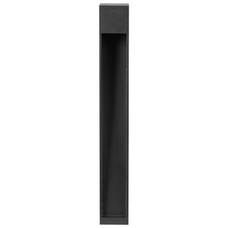 Beliani L&aacute;mpara De Bolardo De Jard&iacute;n Farolas Para Sendero Exterior Moderno 50 Cm Aluminio Led Negro Sabino