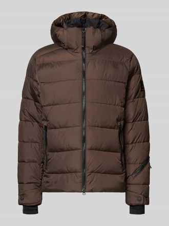 Bogner Steppjacke mit Reißverschlusstaschen Modell LUKA2 in Dunkelbraun, Größe 48