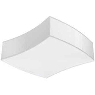 GreenIce Sollux Lighting Square Plaf&oacute;n Decorativo Empotrado, Blanco, 39cm