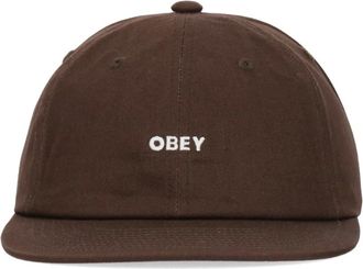 Obey Bold Twill Strapback Pet - Heren - Petten - Bruin - ONE Size - Accessoires