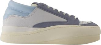 Yohji Yamamoto Leren Lage Sneakers - Heren - Sneakers - Veelkleurig - 39 1/2 EU - Leer - Schoenen
