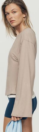 Maeve Waisted Long-Sleeve Top