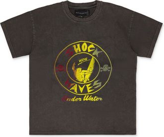 Who Decides War by Ev Bravado BLACK SHOCK WAVES JERSEY T-SHIRT