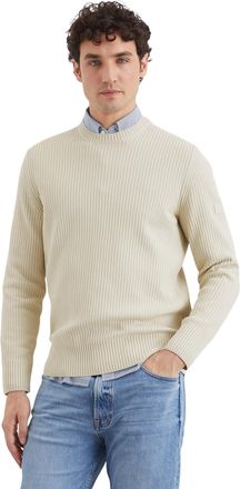 Marc O'Polo Rundhalspullover MARC OPOLO, Herren, Gr. XXL, grau (gray silk), Strick, Obermaterial: 100% Baumwolle, regular fit, Rundhals, B&uuml;ndchen, Pullover Rundha