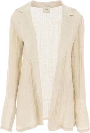 Alysi Cardigan - Dames - Vesten - Beige - XS - Truien & Vesten