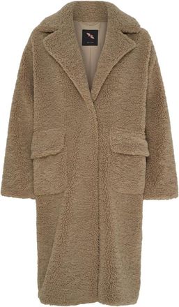 BTF-CPH Nepbont & Lammy Coat - Dames - Jassen - Beige - S - Nepbont - Jassen
