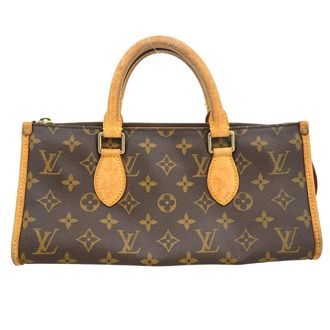 Louis Vuitton Popincourt Handle Monogram Canvas Brown Canvas Handbag (Pre-Owned)
