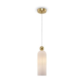Maytoni L&aacute;mpara Colgante Dorada Con Pantalla De Cristal Antic Maytoni Mod302pl-01w