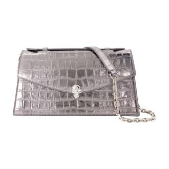 Alexander McQueen Bolso de mano con calavera - Bags - Mujer - Gris - ONE SIZE