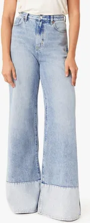Habitual Emerson Cuff Flare Jeans in Aire at Nordstrom, Size 30