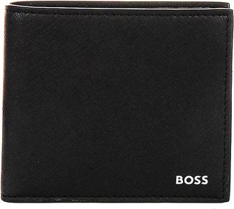 HUGO BOSS Zair N 8 Kaarthouder Portemonnee - Heren - Portefeuilles - Zwart - ONE Size - Accessoires