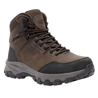 Trespass Stride Leather Walking Boots in Dark Brown at Nordstrom, Size 11