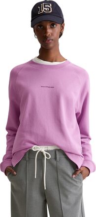 Marc O'Polo Denim Sweatshirt MARC OPOLO DENIM, Damen, Gr. XS, herbal garden, angeraute Sweatware, Obermaterial: 100% Baumwolle, relaxed fit normal, Rundhals, Rippb&uuml;ndch