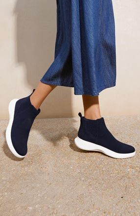 Vivaia Round-Toe Slip-On Sneaker Boots in Navy at Nordstrom, Size 8