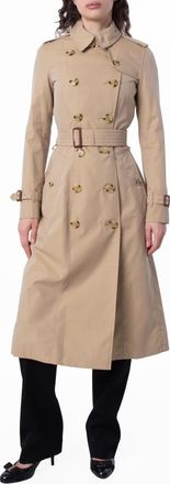 Burberry The Long Chelsea Heritage Belted Trench Coat, Brand Size 4 ( US Size 2 )