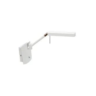 Netlighting Phuket Wall Lamp 1 Light 7W LED 3000K 600lm Matt White Polished Chrome