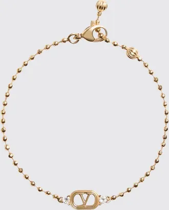 Valentino Garavani Bracciale in ottone con dettaglio VLogo Signature