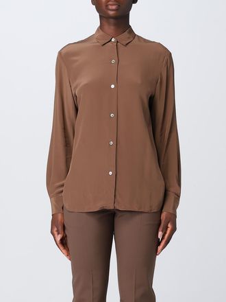 Theory Shirt THEORY Woman color Brown