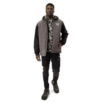 CAT Tech Hybrid Mens Black Jacket Nylon - Size X-Large