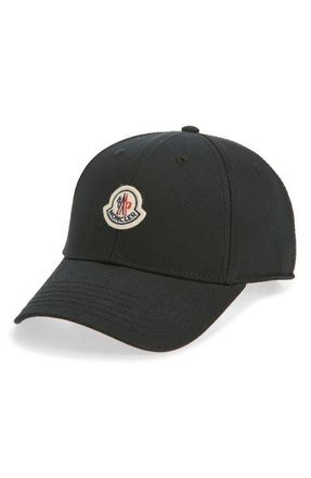 Moncler Archive DNA Cotton Twill Baseball Cap in Black at Nordstrom