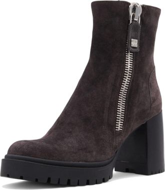 Aquatalia Womens Emma Fashion Boot, Anthracite Suede, 8.5 UK