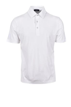 Herno White Cotton Polo
