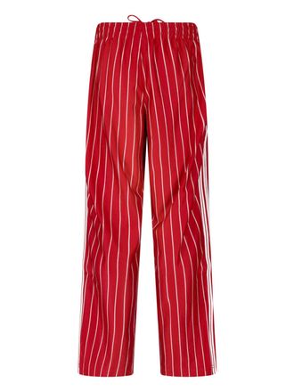 adidas Mens Trousers Red Recycled Polyester