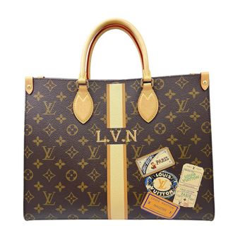 Louis Vuitton Brown Monogram Handbag Tote Bag (Pre-Owned)