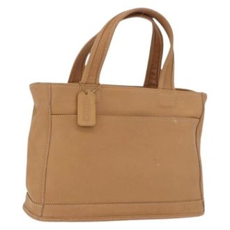 Coach Pre-owned Hand Bag - Dames - Vintage Handtas - Bruin - ONE Size - Leer - Vintage